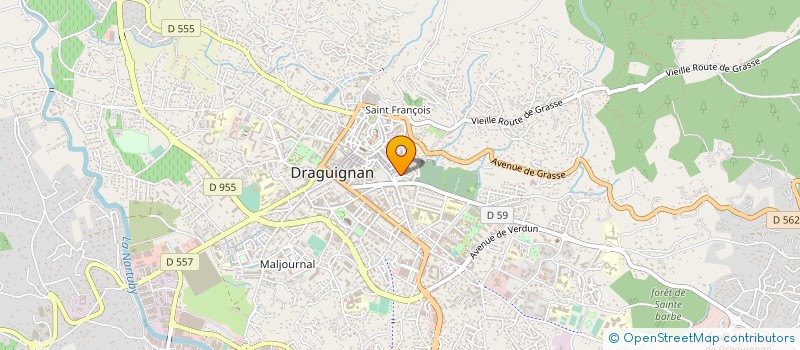 localisation de l'entreprise MONSIEUR CHRISTOPHE LE MOAL  DRAGUIGNAN