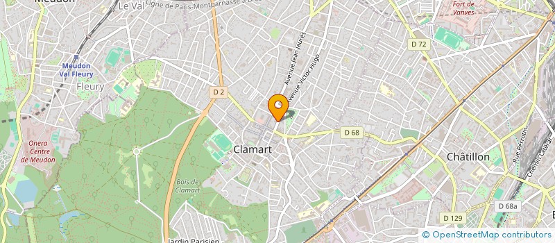 localisation de l'entreprise MONSIEUR CHRISTOPHE LE REST  CLAMART