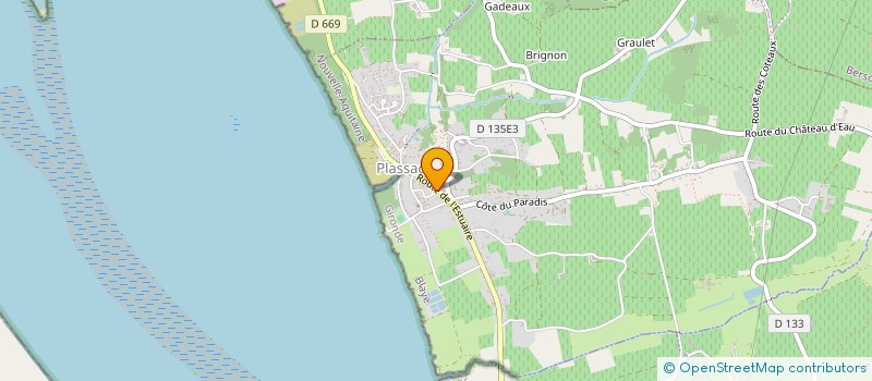 localisation de l'entreprise MONSIEUR CHRISTOPHE LE ROY  PLASSAC