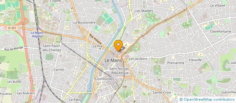 localisation de l'entreprise MONSIEUR CHRISTOPHE LE SOURT  LE MANS