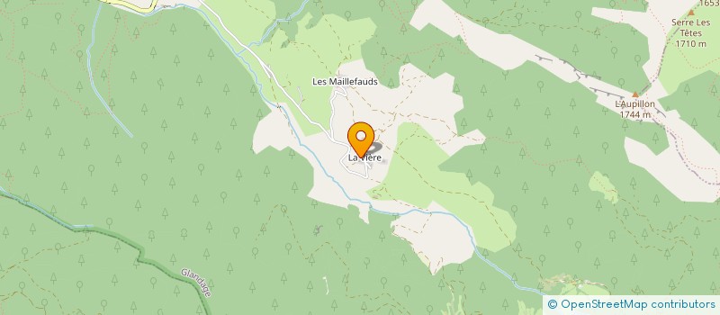 localisation de l'entreprise MONSIEUR CHRISTOPHE LE TURDU  GLANDAGE