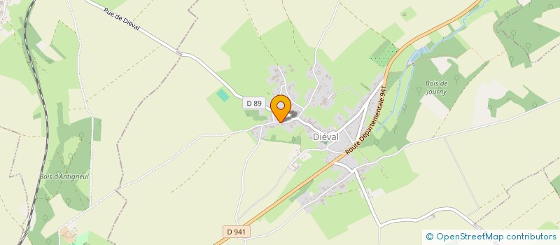 localisation de l'entreprise MONSIEUR CHRISTOPHE LEBEL  DIEVAL