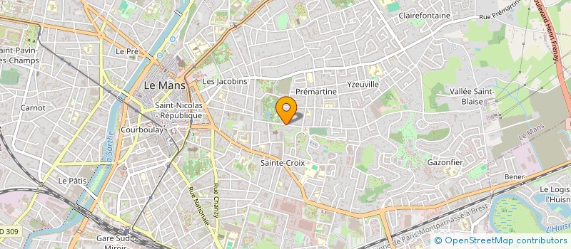 localisation de l'entreprise MONSIEUR CHRISTOPHE LEBIHAN  LE MANS