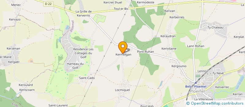 localisation de l'entreprise MONSIEUR CHRISTOPHE LEBLANC  PLOEMEL