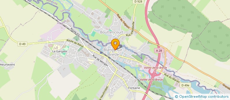 localisation de l'entreprise MONSIEUR CHRISTOPHE LEBLOND  BLANGY-SUR-BRESLE