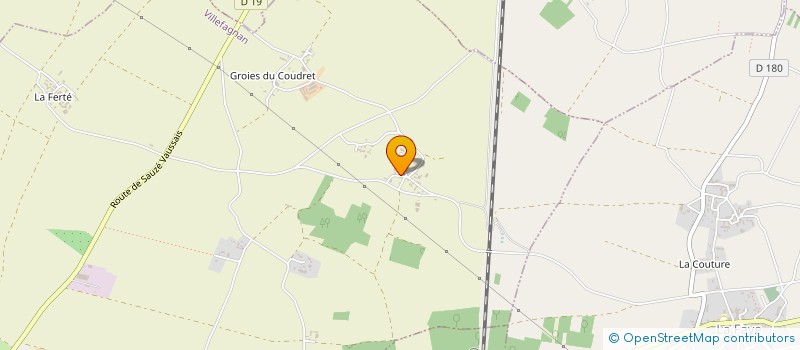 localisation de l'entreprise MONSIEUR CHRISTOPHE LEBON  VILLEFAGNAN