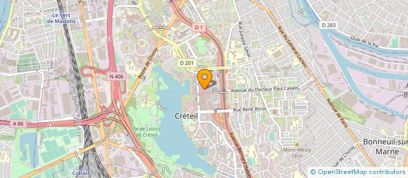 localisation de l'entreprise MONSIEUR CHRISTOPHE LEBRETON  CRETEIL