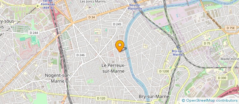 localisation de l'entreprise MONSIEUR CHRISTOPHE LEBRUN à LE PERREUX-SUR-MARNE