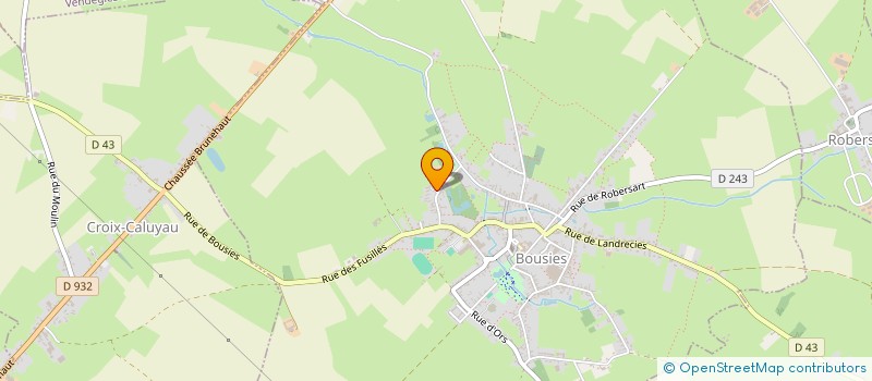 localisation de l'entreprise MONSIEUR CHRISTOPHE LEBRUN  BOUSIES