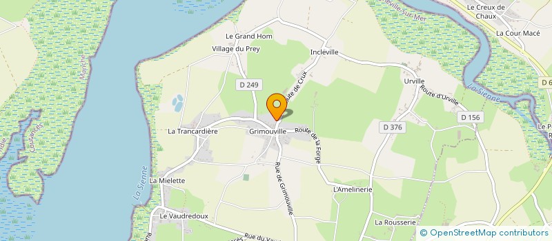 localisation de l'entreprise MONSIEUR CHRISTOPHE LECARPENTIER  REGNEVILLE-SUR-MER