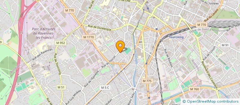 localisation de l'entreprise MONSIEUR CHRISTOPHE LECAT à TOURCOING