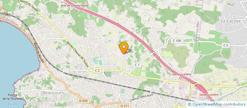 localisation de l'entreprise MONSIEUR CHRISTOPHE LECERF à OLLIOULES