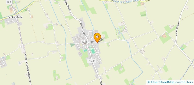 localisation de l'entreprise MONSIEUR CHRISTOPHE LECHARPENTIER  WARHEM