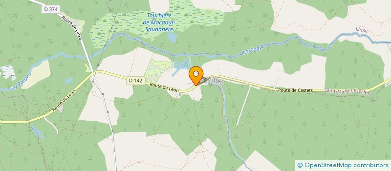 localisation de l'entreprise MONSIEUR CHRISTOPHE LECLAIR  SAINT-MICHEL-ESCALUS