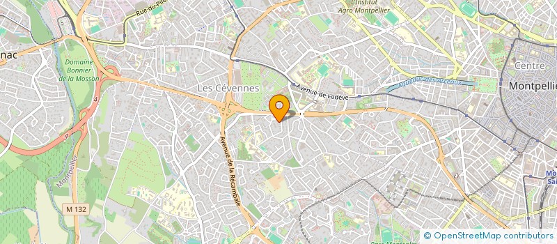 localisation de l'entreprise MONSIEUR CHRISTOPHE LECLERC à MONTPELLIER