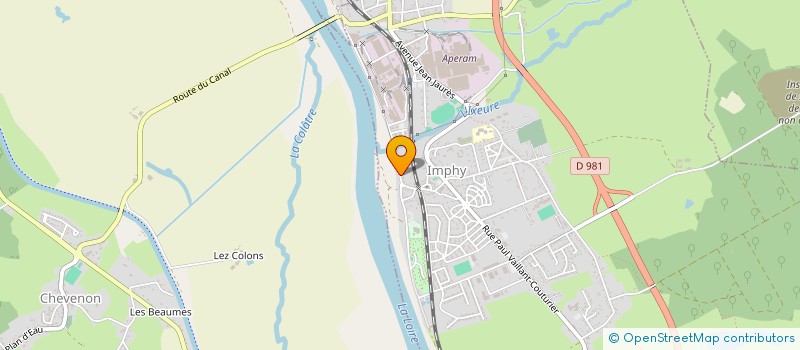 localisation de l'entreprise MONSIEUR CHRISTOPHE LECLERCQ  IMPHY