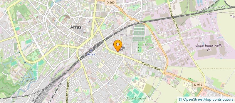 localisation de l'entreprise MONSIEUR CHRISTOPHE LECLERCQ à ARRAS