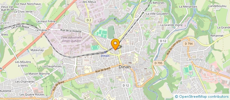 localisation de l'entreprise MONSIEUR CHRISTOPHE LECOMTE  DINAN