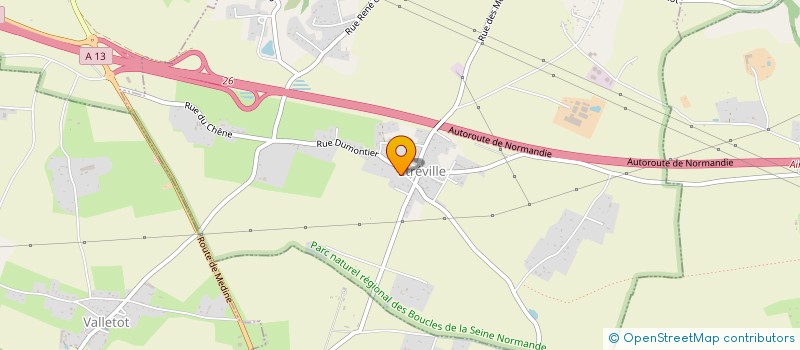 localisation de l'entreprise MONSIEUR CHRISTOPHE LECORDIER  ETREVILLE