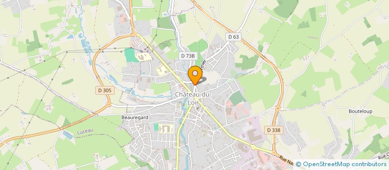 localisation de l'entreprise MONSIEUR CHRISTOPHE LECORNUE  MONTVAL-SUR-LOIR