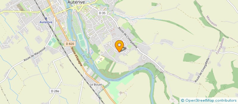 localisation de l'entreprise MONSIEUR CHRISTOPHE LECOUTRE  AUTERIVE