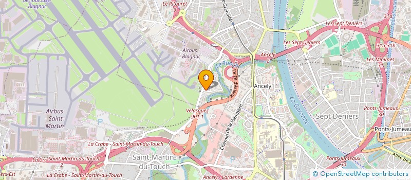 localisation de l'entreprise MONSIEUR CHRISTOPHE LEDENT  BLAGNAC