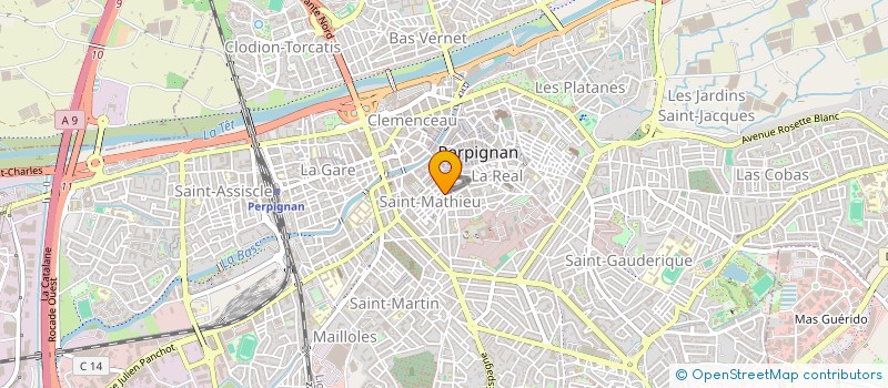 localisation de l'entreprise MONSIEUR CHRISTOPHE LEDUC  PERPIGNAN