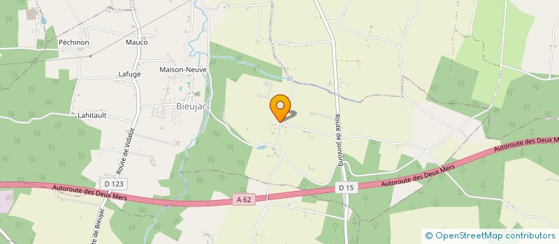 localisation de l'entreprise MONSIEUR CHRISTOPHE LEFEBVRE  BIEUJAC