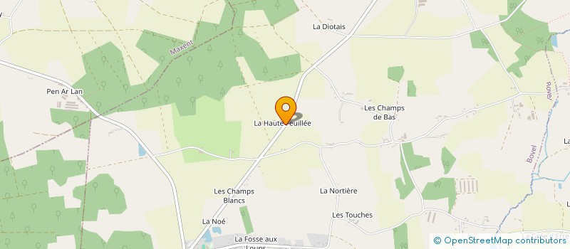 localisation de l'entreprise MONSIEUR CHRISTOPHE LEFEUVRE  BOVEL