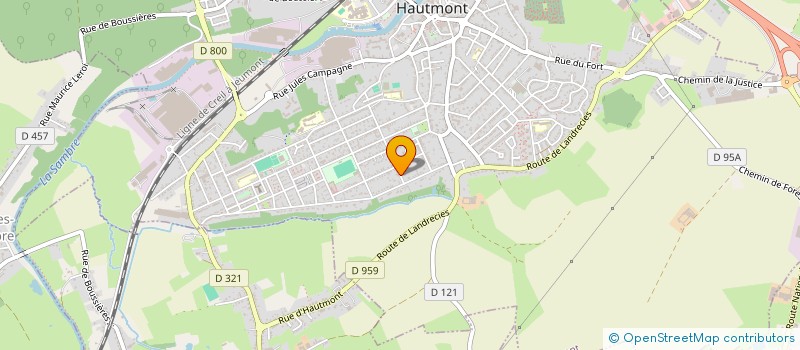 localisation de l'entreprise MONSIEUR CHRISTOPHE LEFEVRE  HAUTMONT