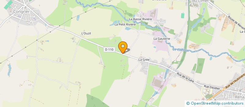 localisation de l'entreprise MONSIEUR CHRISTOPHE LEFEVRE  CONGRIER