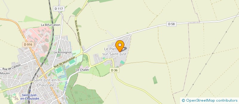 localisation de l'entreprise MONSIEUR CHRISTOPHE LEFEVRE  LE PLESSIER-SUR-SAINT-JUST