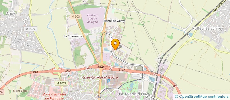 localisation de l'entreprise MONSIEUR CHRISTOPHE LEFEZ à DIJON