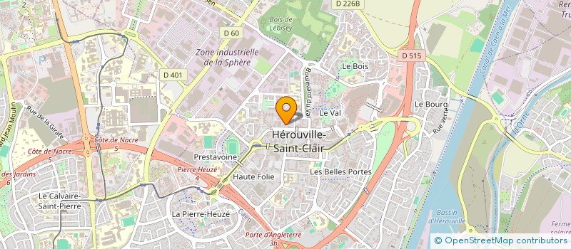 localisation de l'entreprise MONSIEUR CHRISTOPHE LEFIOT à HEROUVILLE-SAINT-CLAIR