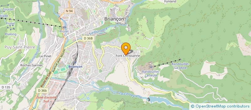 localisation de l'entreprise MONSIEUR CHRISTOPHE LEFORT  BRIANCON