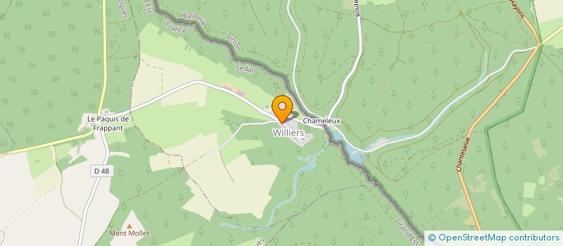 localisation de l'entreprise MONSIEUR CHRISTOPHE LEFORT  WILLIERS