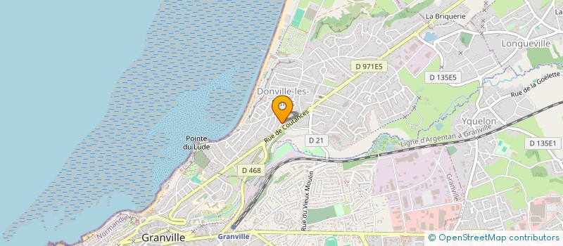 localisation de l'entreprise MONSIEUR CHRISTOPHE LEFRANCOIS  DONVILLE-LES-BAINS