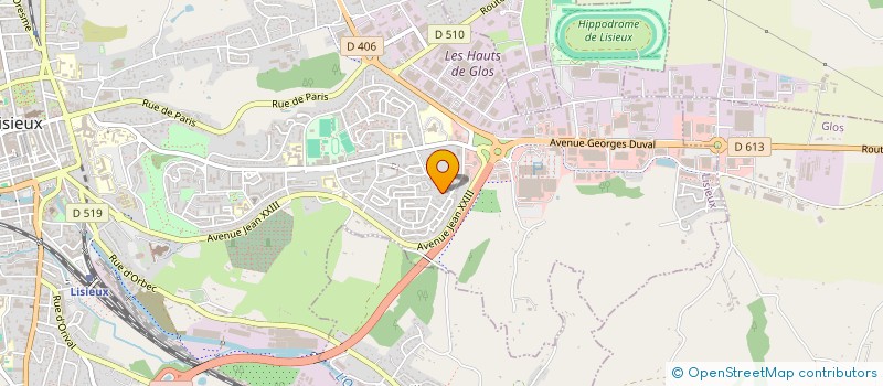 localisation de l'entreprise MONSIEUR CHRISTOPHE LEFRANCOIS  LISIEUX