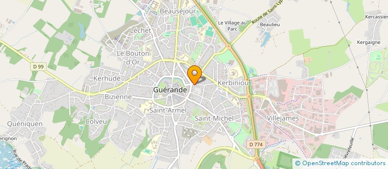 localisation de l'entreprise MONSIEUR CHRISTOPHE LEGAL  GUERANDE