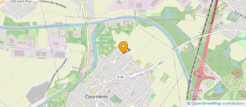 localisation de l'entreprise MONSIEUR CHRISTOPHE LEGRAND  PONT-A-VENDIN