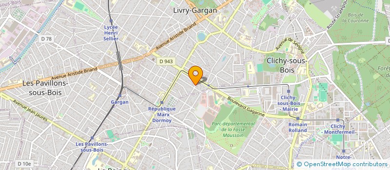 localisation de l'entreprise MONSIEUR CHRISTOPHE LEGRAND  LIVRY-GARGAN