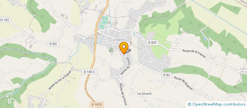 localisation de l'entreprise MONSIEUR CHRISTOPHE LEGROS  CORBELIN