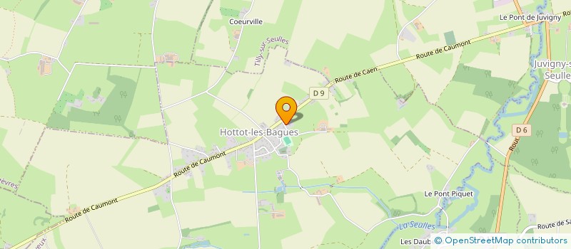 localisation de l'entreprise MONSIEUR CHRISTOPHE LEGUEDOIS  HOTTOT-LES-BAGUES