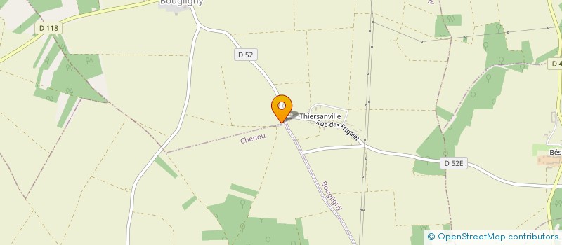 localisation de l'entreprise MONSIEUR CHRISTOPHE LEITE  BOUGLIGNY