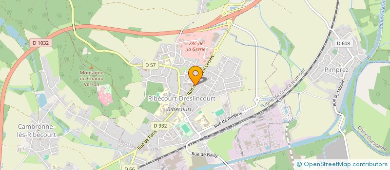 localisation de l'entreprise MONSIEUR CHRISTOPHE LELEU  RIBECOURT-DRESLINCOURT