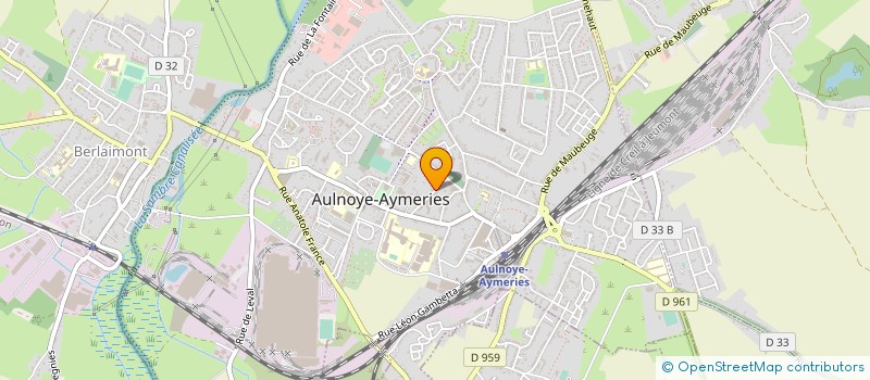 localisation de l'entreprise MONSIEUR CHRISTOPHE LELEU  AULNOYE-AYMERIES