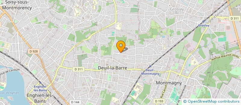 localisation de l'entreprise MONSIEUR CHRISTOPHE LELEU  DEUIL-LA-BARRE