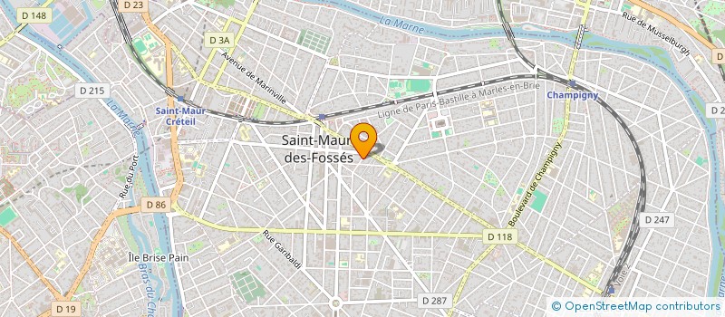 localisation de l'entreprise MONSIEUR CHRISTOPHE LEMAIRE à SAINT-MAUR-DES-FOSSES