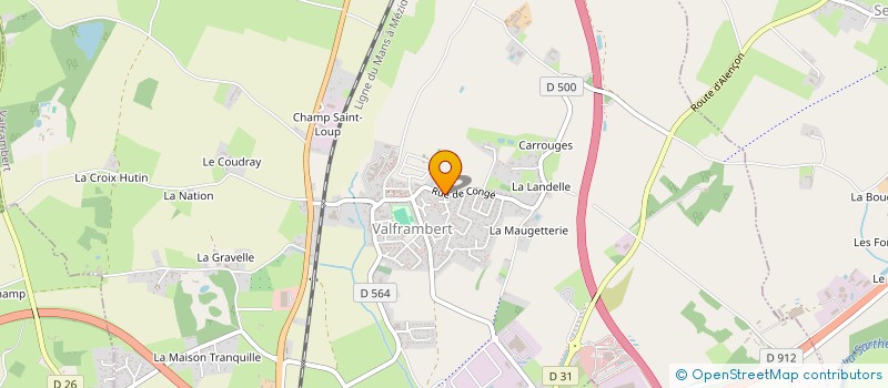 localisation de l'entreprise MONSIEUR CHRISTOPHE LEMAITRE à VALFRAMBERT