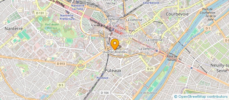 localisation de l'entreprise MONSIEUR CHRISTOPHE LEMAITRE  PUTEAUX